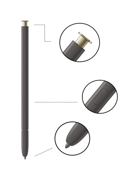 2 Pcs S Pen Dorado para Samsung Galaxy S24 Ultra