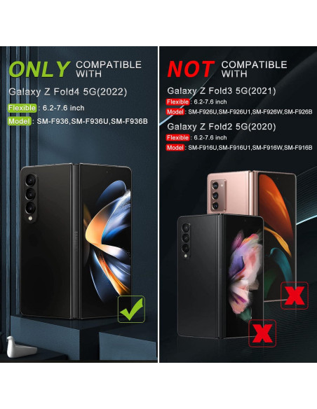 Funda DEMCERT para Samsung Galaxy Z Fold 4 5G Negra