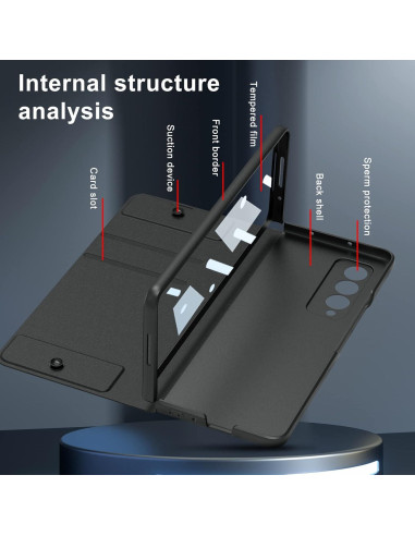 Funda DEMCERT para Samsung Galaxy Z Fold 4 5G Negra
