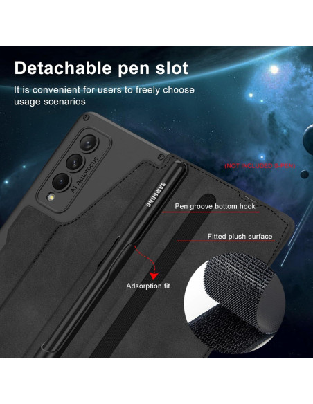 Funda DEMCERT para Samsung Galaxy Z Fold 4 5G Negra