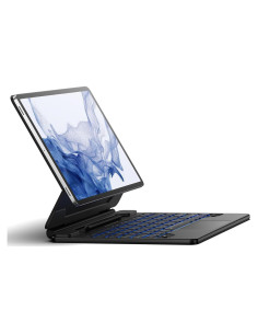 Funda con Teclado Dexnor para Samsung Galaxy Tab 12.4" - Negro