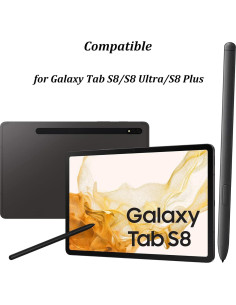 Paquete de 2 S Pen para Samsung Galaxy Tab S8 Sin Bluetooth 2
