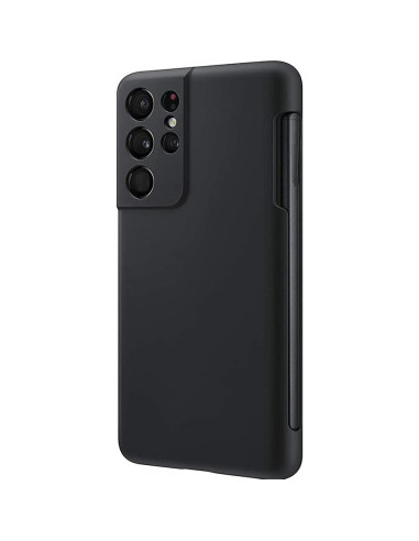 Funda Vitodo para Galaxy S21 Ultra con soporte S Pen - Negro
