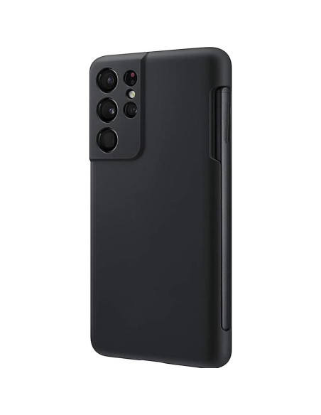 Funda Vitodo para Galaxy S21 Ultra con soporte S Pen - Negro