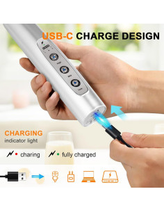 Batidor de Leche YUSWKO Recargable 800W 3 Velocidades 2