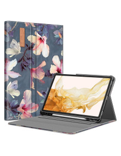 Funda Fintie para Samsung Galaxy Tab S8+ 12.4" Hibisco