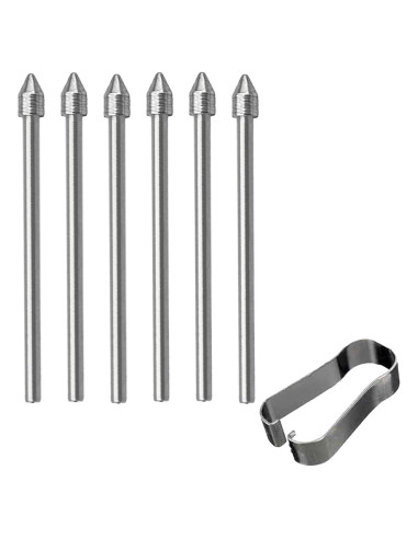 6 Puntas de Metal para S Pen Samsung Galaxy Tab S10+ S9 S8