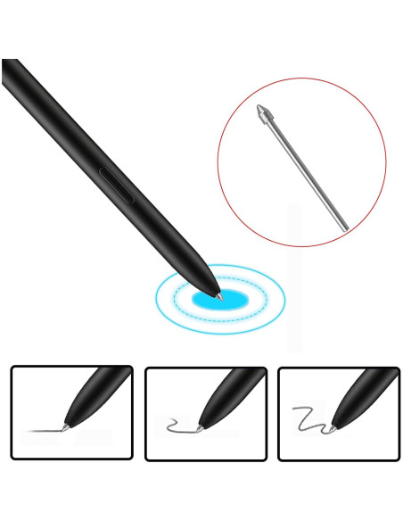6 Puntas de Metal para S Pen Samsung Galaxy Tab S10+ S9 S8