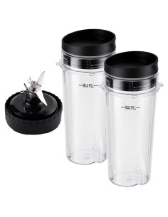 Tazas de Licuadora Ninja 16 oz 5 Piezas con Cuchilla