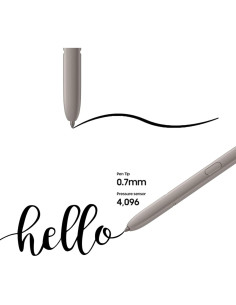 S Pen para Samsung Galaxy S24 Ultra, Gris Claro, 4096 Niveles 2