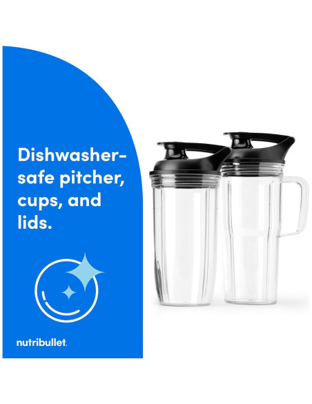 Licuadora NutriBullet SmartSense 1400W 5 Velocidades Blanco Licuadora NutriBullet SmartSense 1400W 5 Velocidades Blanco