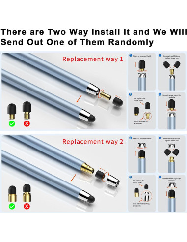 Bolígrafo Stylus DAXINGXING 10 PCS Alta Sensibilidad