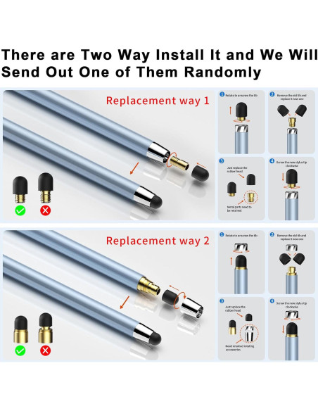 Bolígrafo Stylus DAXINGXING 10 PCS Alta Sensibilidad