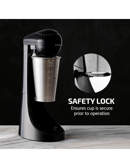 Máquina de Batidos OVENTE MS2070B 426.5 ml 2 Velocidades