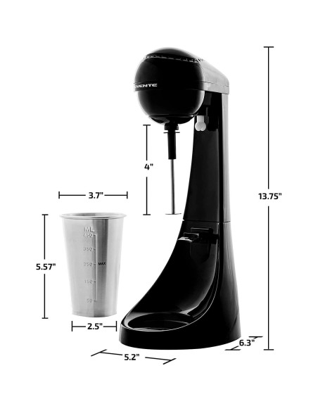 Máquina de Batidos OVENTE MS2070B 426.5 ml 2 Velocidades