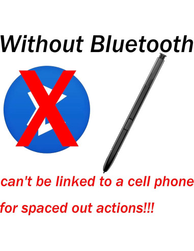 2 Pcs S Pen para Samsung Galaxy Note 8 Reemplazo Negro