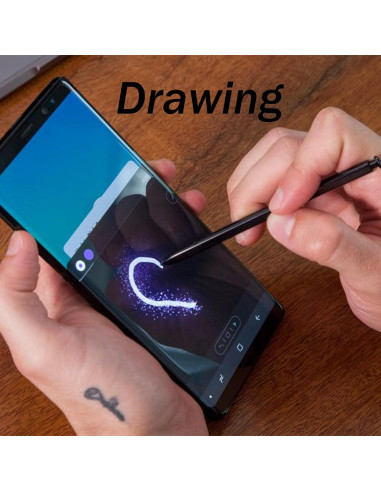 2 Pcs S Pen para Samsung Galaxy Note 8 Reemplazo Negro