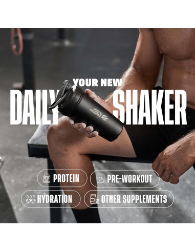 Botella Mezcladora BlenderBottle Strada 591 ml Acero Inoxidable