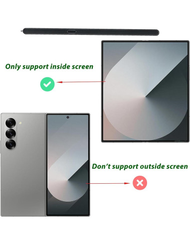 S Pen Plegable para Samsung Galaxy Z Fold 6 5G - Negro