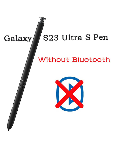 S Pen Negro para Samsung Galaxy S23 Ultra Sin Bluetooth