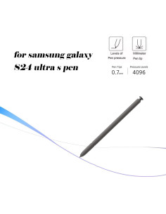 S Pen Reemplazo para Samsung Galaxy S24 Ultra 0.7mm Gris 2