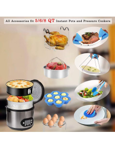 Accesorios para Olla de Presión Alpacasso 73 Piezas 5/6/8 Qt 2