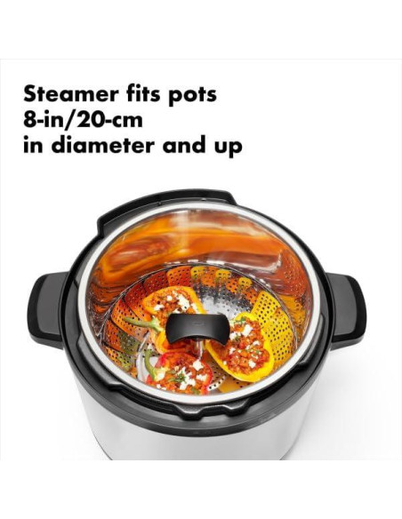 Vaporera OXO Good Grips Acero Inoxidable 20,32 cm