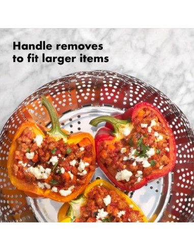 Vaporera OXO Good Grips Acero Inoxidable 20,32 cm