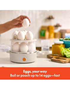 Cocedor de Huevos Eléctrico BELLA 14 Huevos Acero Inoxidable 2