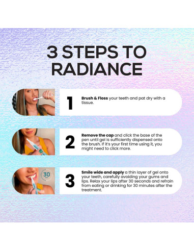 Bolígrafo Blanqueador de Dientes Venus Visage - Gel Menta