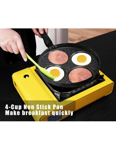 Sartén MyLifeUNIT para Freír Huevos 4 Cavidades Antiadherente