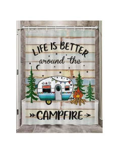 Cortina de Ducha JAWO para Camper 119x163 cm Multi