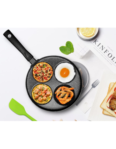 Sartén MyLifeUNIT para Freír Huevos 4 Cavidades Antiadherente