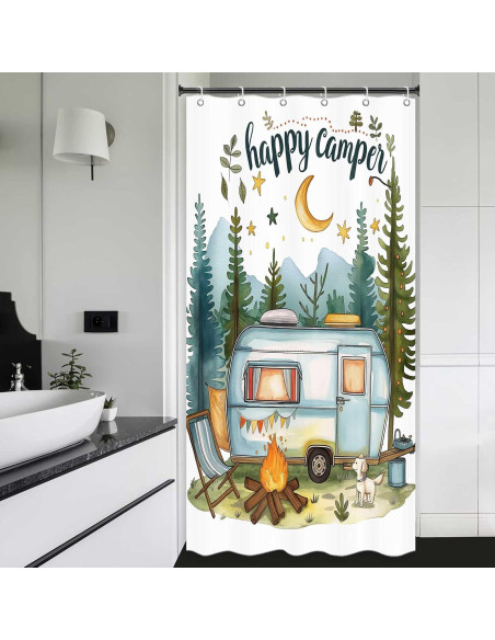 Cortina de Ducha ICTEISOM 91 x 183 cm Aventura Naturaleza