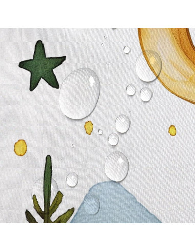 Cortina de Ducha ICTEISOM 91 x 183 cm Aventura Naturaleza