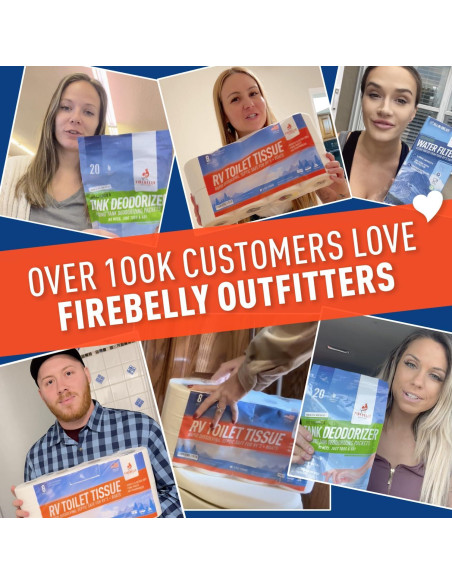 Papel Higiénico Biodegradable Firebelly 8 Rollos 2 Capas