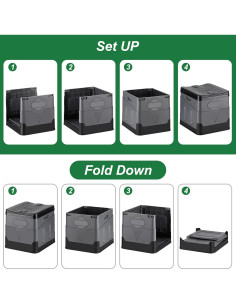Inodoro Portátil RUILIXIN Plegable 29.97 cm Asiento 204 kg 2