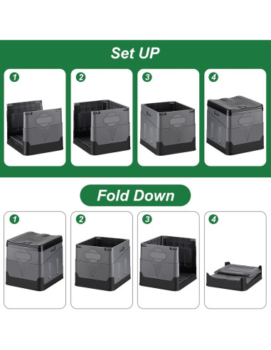 Inodoro Portátil RUILIXIN Plegable 29.97 cm Asiento 204 kg