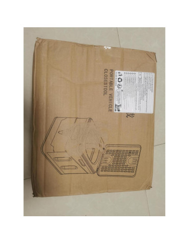 Inodoro Portátil RUILIXIN Plegable 29.97 cm Asiento 204 kg