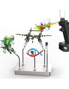 Base de soporte para pintura Actekart con 12 clips magnéticos 2