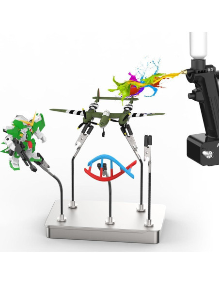 Base de soporte para pintura Actekart con 12 clips magnéticos