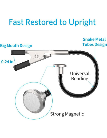 Base de soporte para pintura Actekart con 12 clips magnéticos