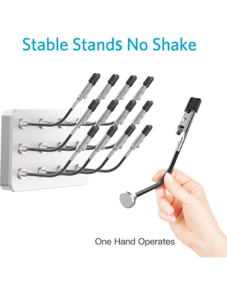 Base de soporte para pintura Actekart con 12 clips magnéticos