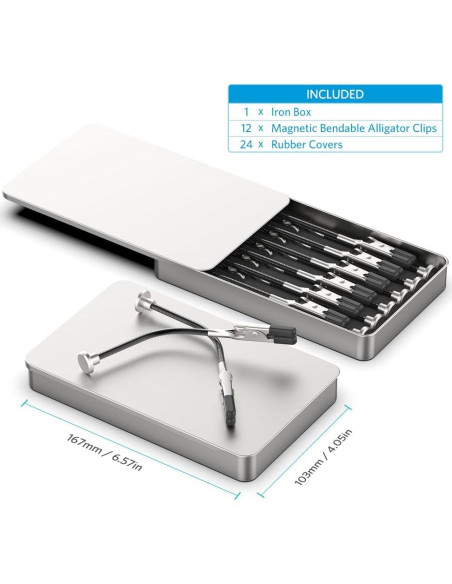 Base de soporte para pintura Actekart con 12 clips magnéticos