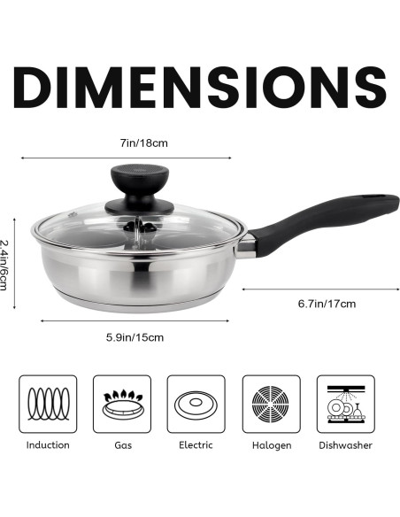 Sartén Antiadherente MARSKITOP para 2 Huevos Escalfados