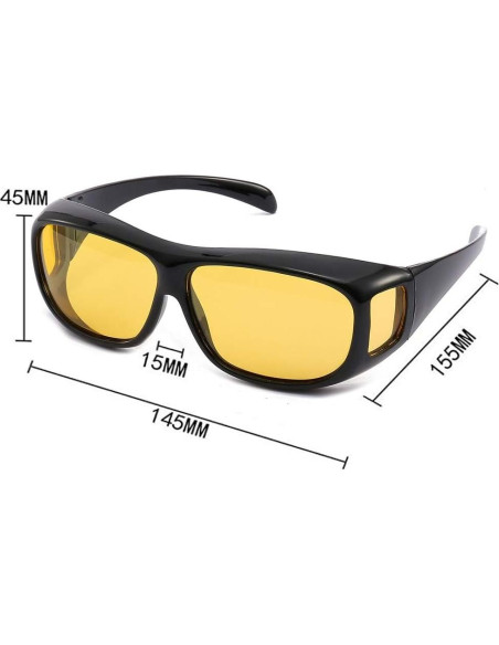 Gafas de Conducción Gemgoo Polarizadas Nocturnas Amarillas