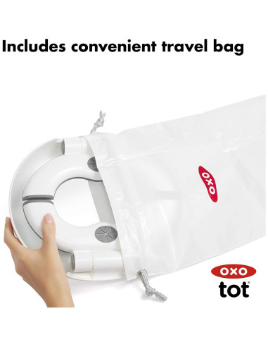 Orinal de Viaje OXO Tot 2-en-1 Gris - Compacto y Limpio