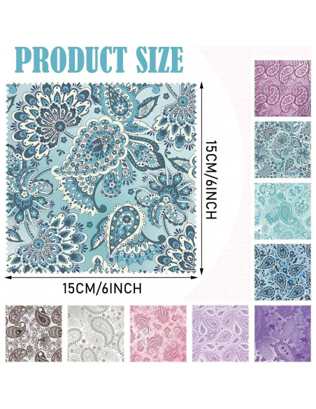 20 Paños de Microfibra Sinmoe 15x15 cm para Limpiar Gafas