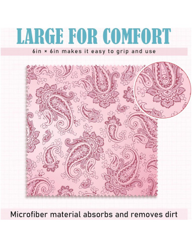 20 Paños de Microfibra Sinmoe 15x15 cm para Limpiar Gafas