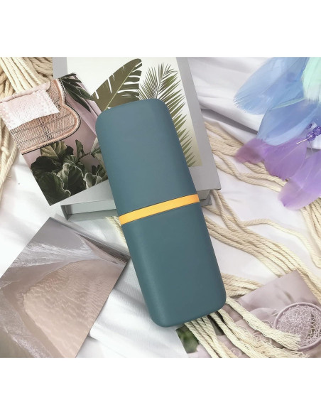 Estuche de Cepillo de Dientes SietDESEO Azul Marino 20x7.8cm